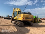 Used Komatsu Excavator,Excavator in yard,Front of used Excavator